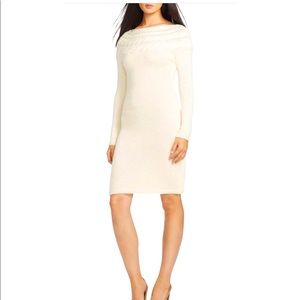 LAUREN RALPH LAUREN WOOL BLEND SWEATER DRESS